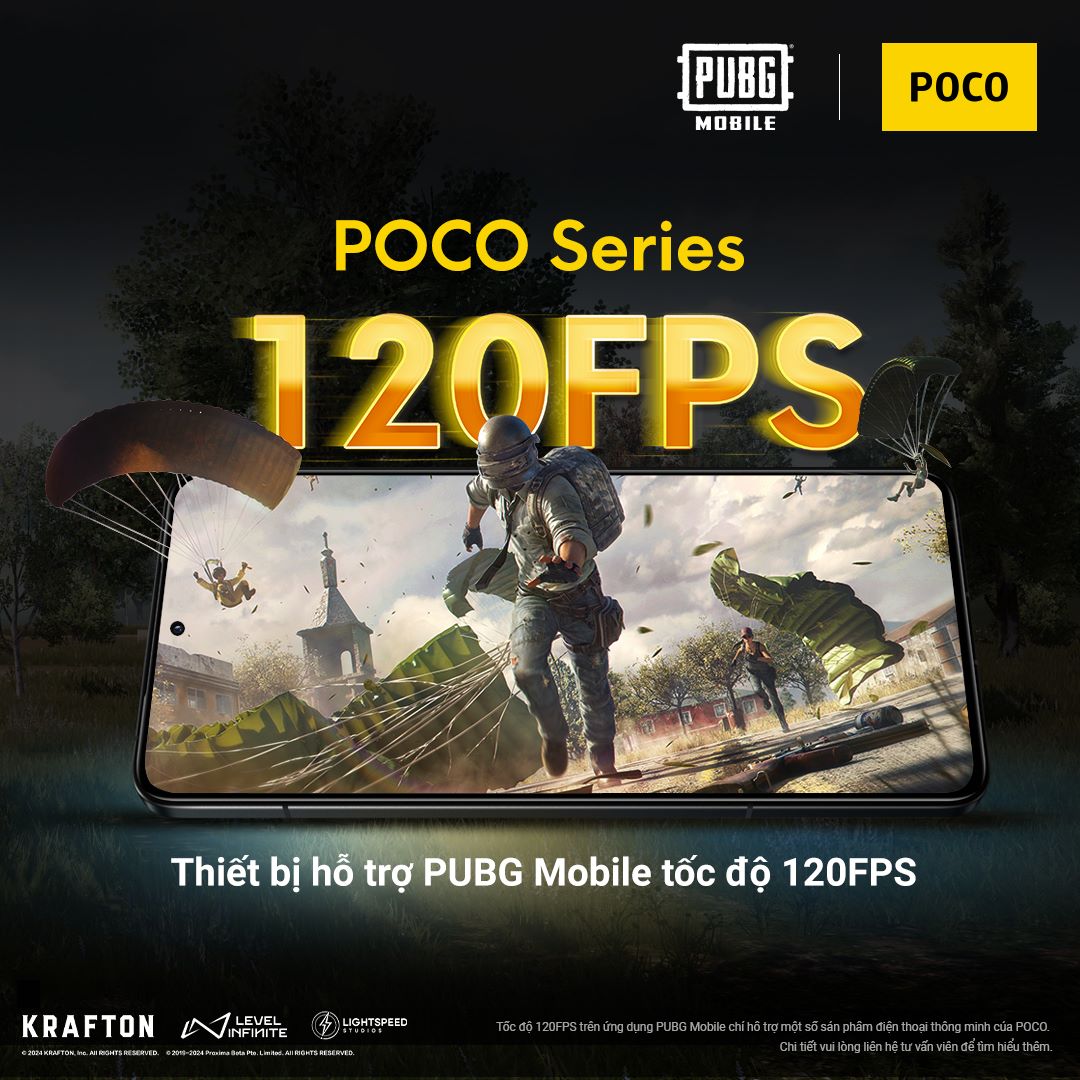 POCO đồng hành cùng Giải 2024 PUBG MOBILE Super League SEA Fall